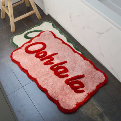 Bath Mat - Ooh La La Pink Scallop
