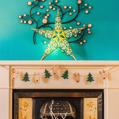 Paper Star Light - Phoenix Azure Blue