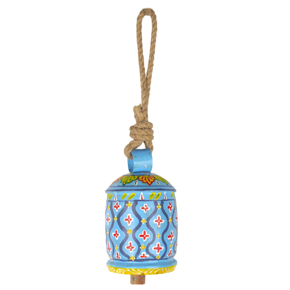 Painted Blue Decorative Pendant