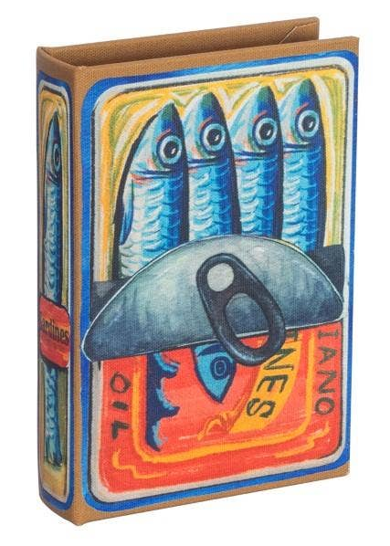 Retro Style Sardine Book Box Small