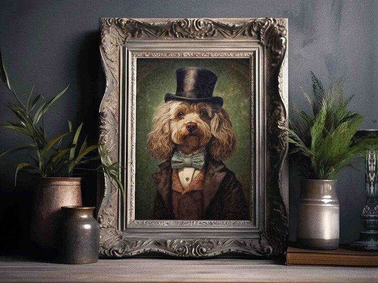 Print - Cockerpoo Gentleman A4