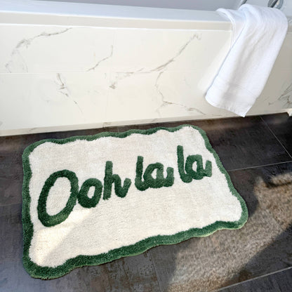 Bath Mat - Ooh La La Green Scallop