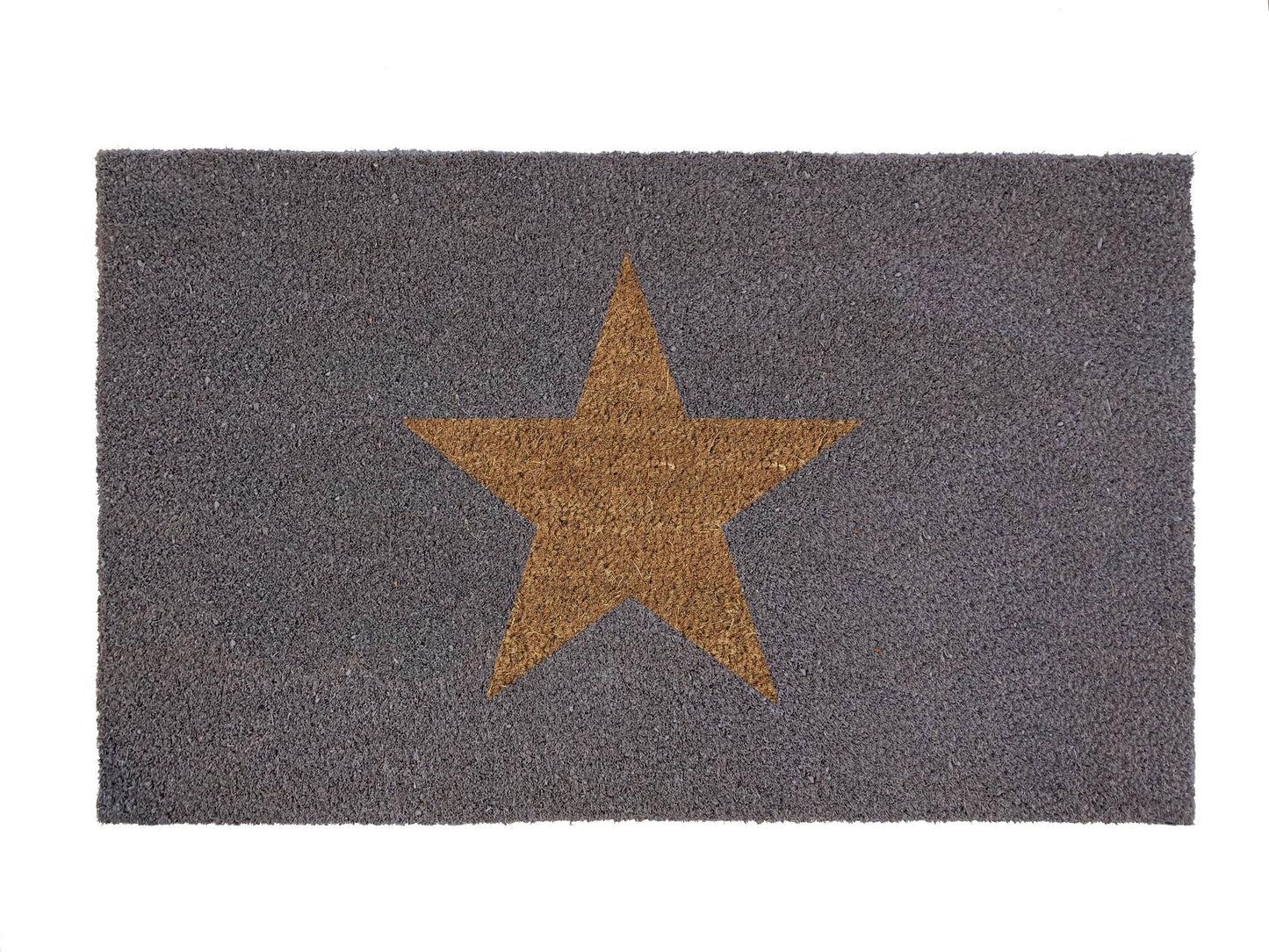 Door Mat - Grey With Star