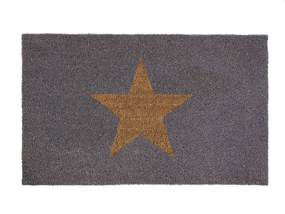 Door Mat - Grey With Star