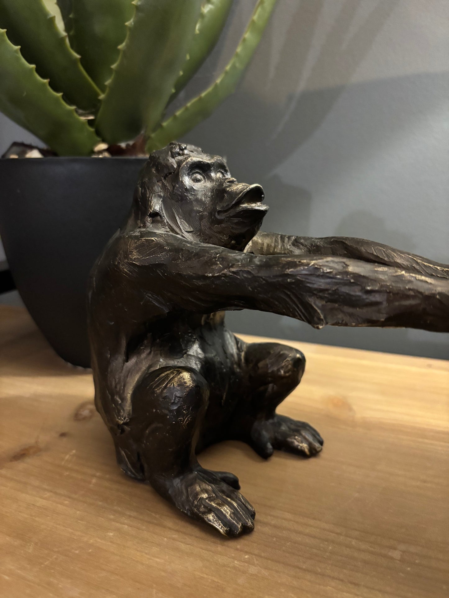 Bookends - Bronze Effect Cheeky Monkeys