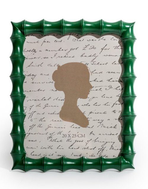 Green Bamboo Style Picture Frame