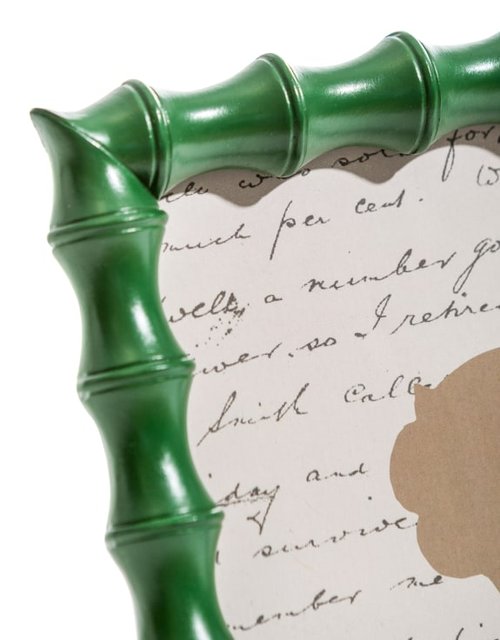 Green Bamboo Style Picture Frame