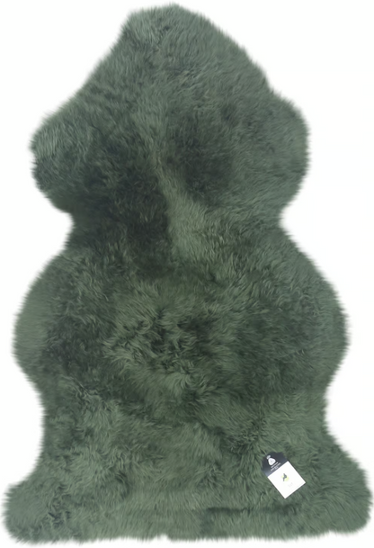 Large Green Single Sheepskin