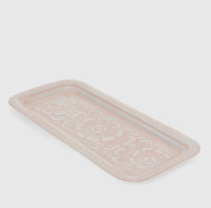 Enamel Tray - Baby Pink