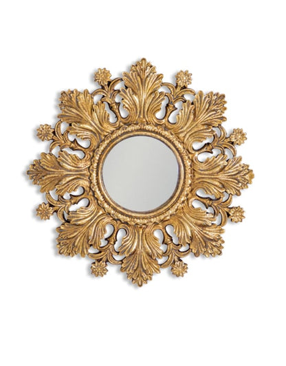 Family Of Small Antiqued Gold Mirrors