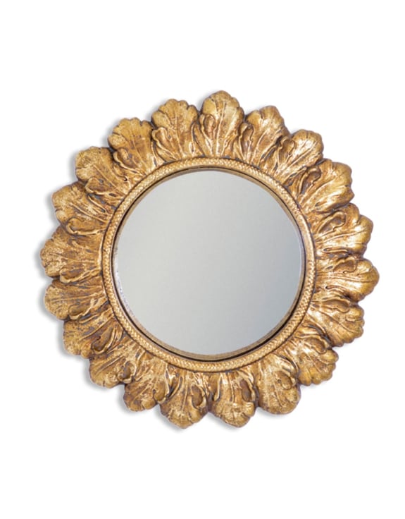 Family Of Small Antiqued Gold Mirrors