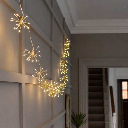 Silver Starburst Chain - Mains Operated