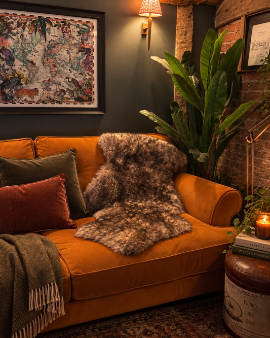 Large Fox Red Single Sheepskin
