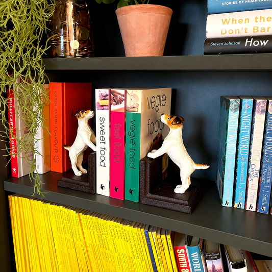 Bookends - Cast Iron Antiqued Terriers
