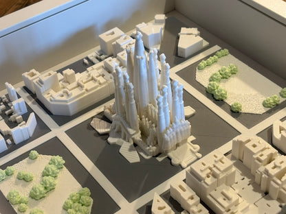 Sagrada Familia 3D Framed City