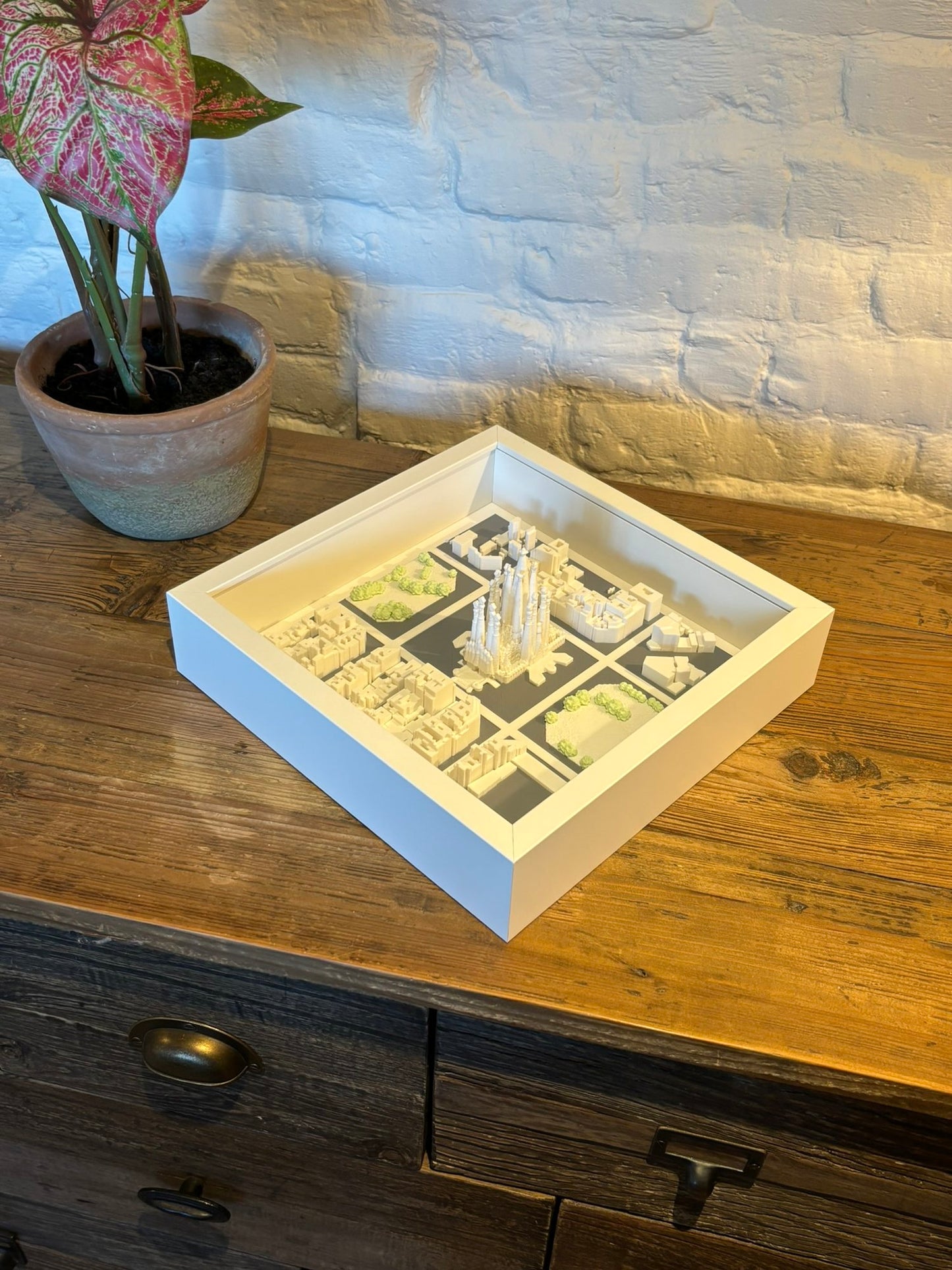 Sagrada Familia 3D Framed City