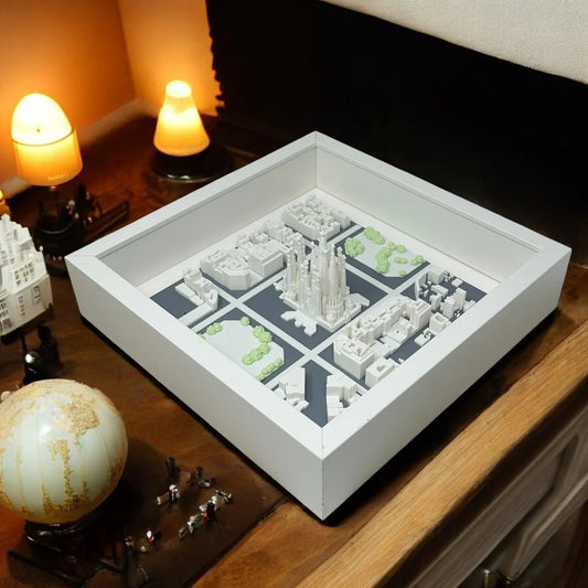 Sagrada Familia 3D Framed City