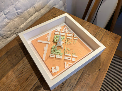 Paris 3D Framed City