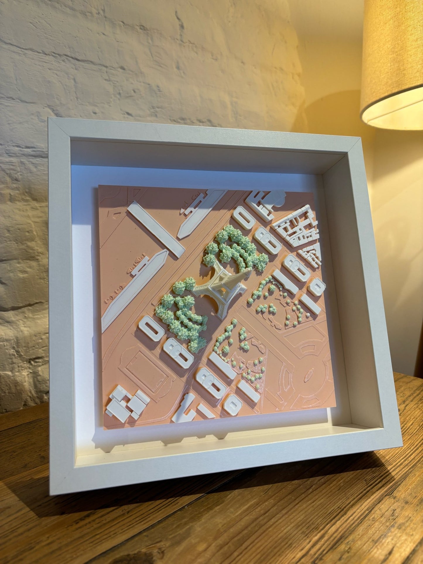 Paris 3D Framed City