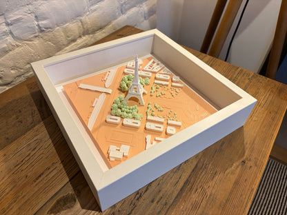 Paris 3D Framed City