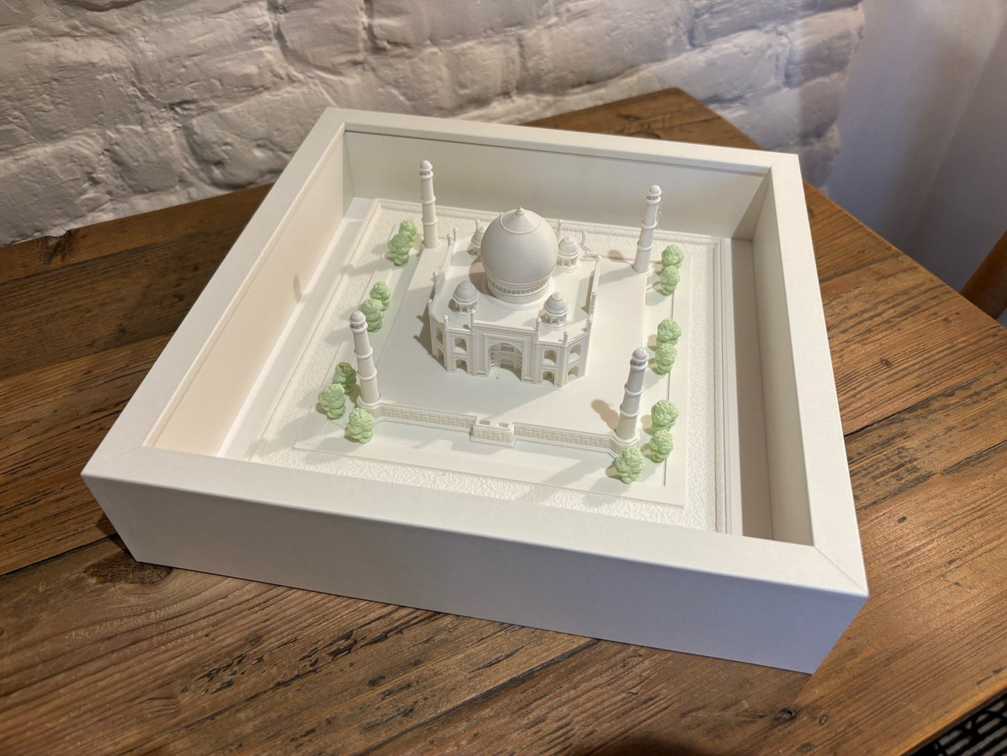 Taj Mahal 3D Framed City