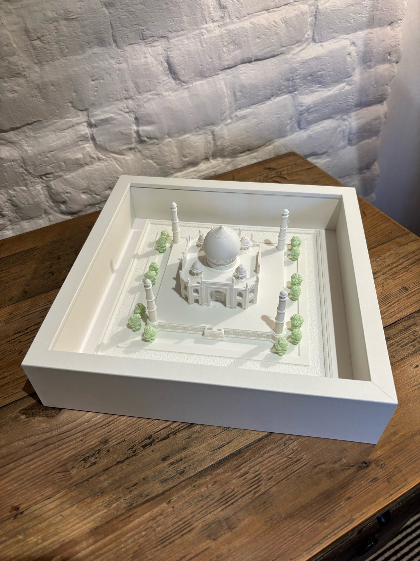 Taj Mahal 3D Framed City