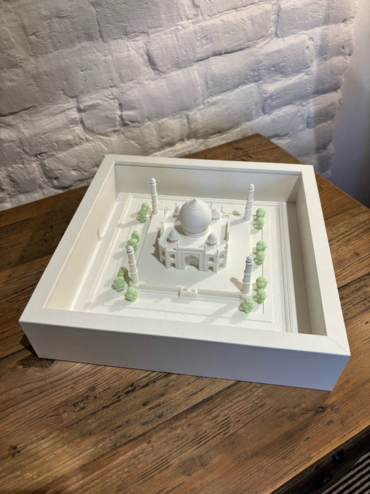 Taj Mahal 3D Framed City