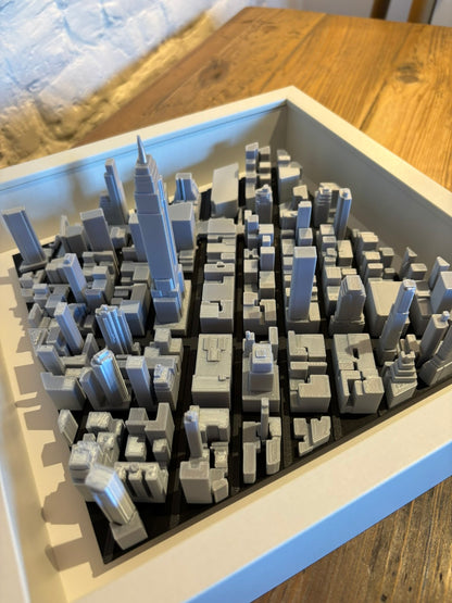 New York 3D Framed City