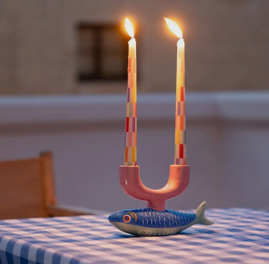 Fish Ceramic Candle Holder