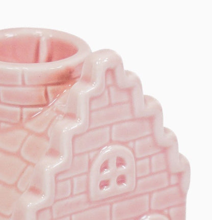 Pink House Candle Holder - 2 Colours Available