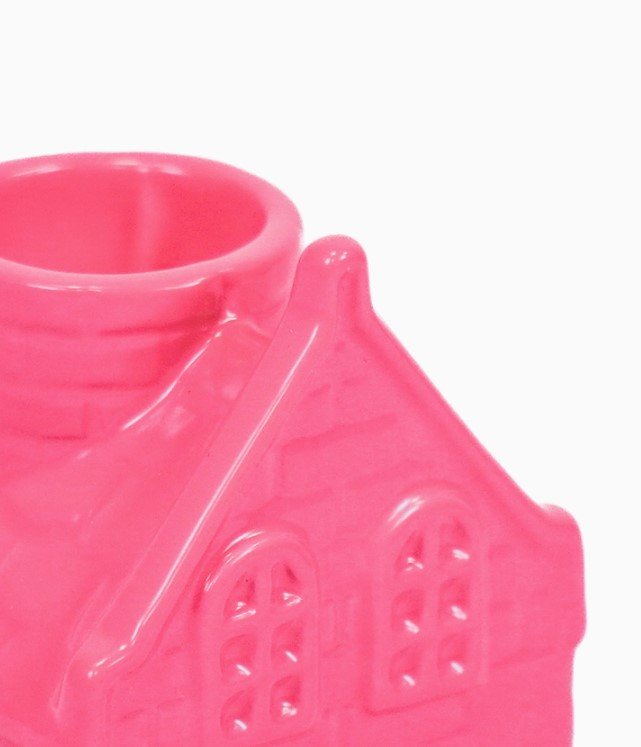 Pink House Candle Holder - 2 Colours Available