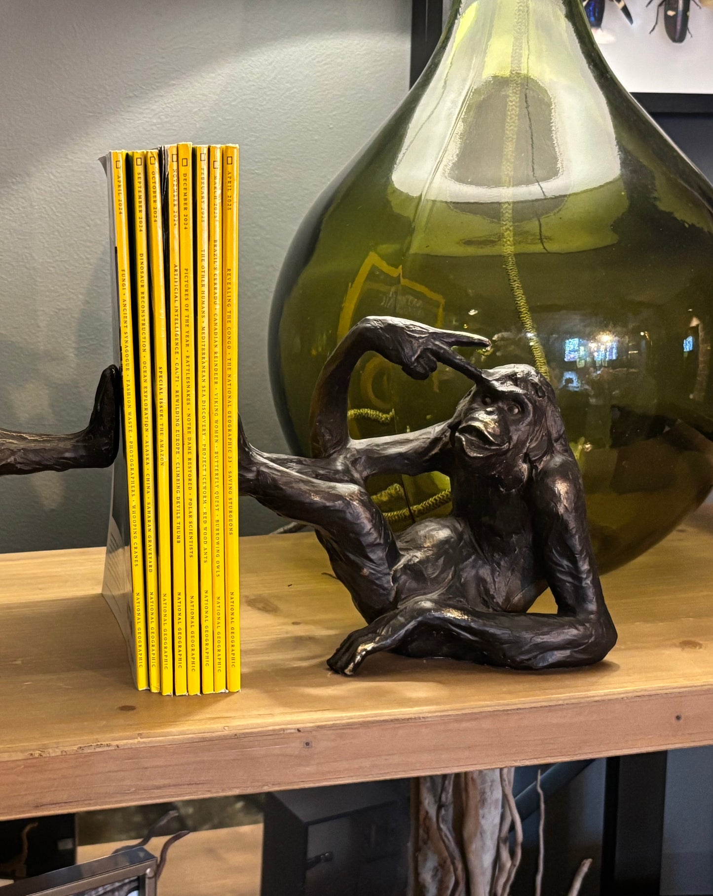 Bookends - Bronze Effect Cheeky Monkeys