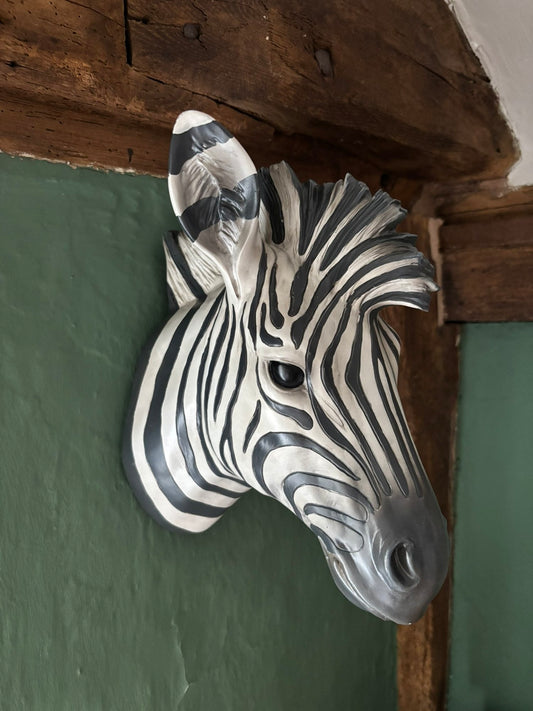 Wall Mounted Head - Zebra