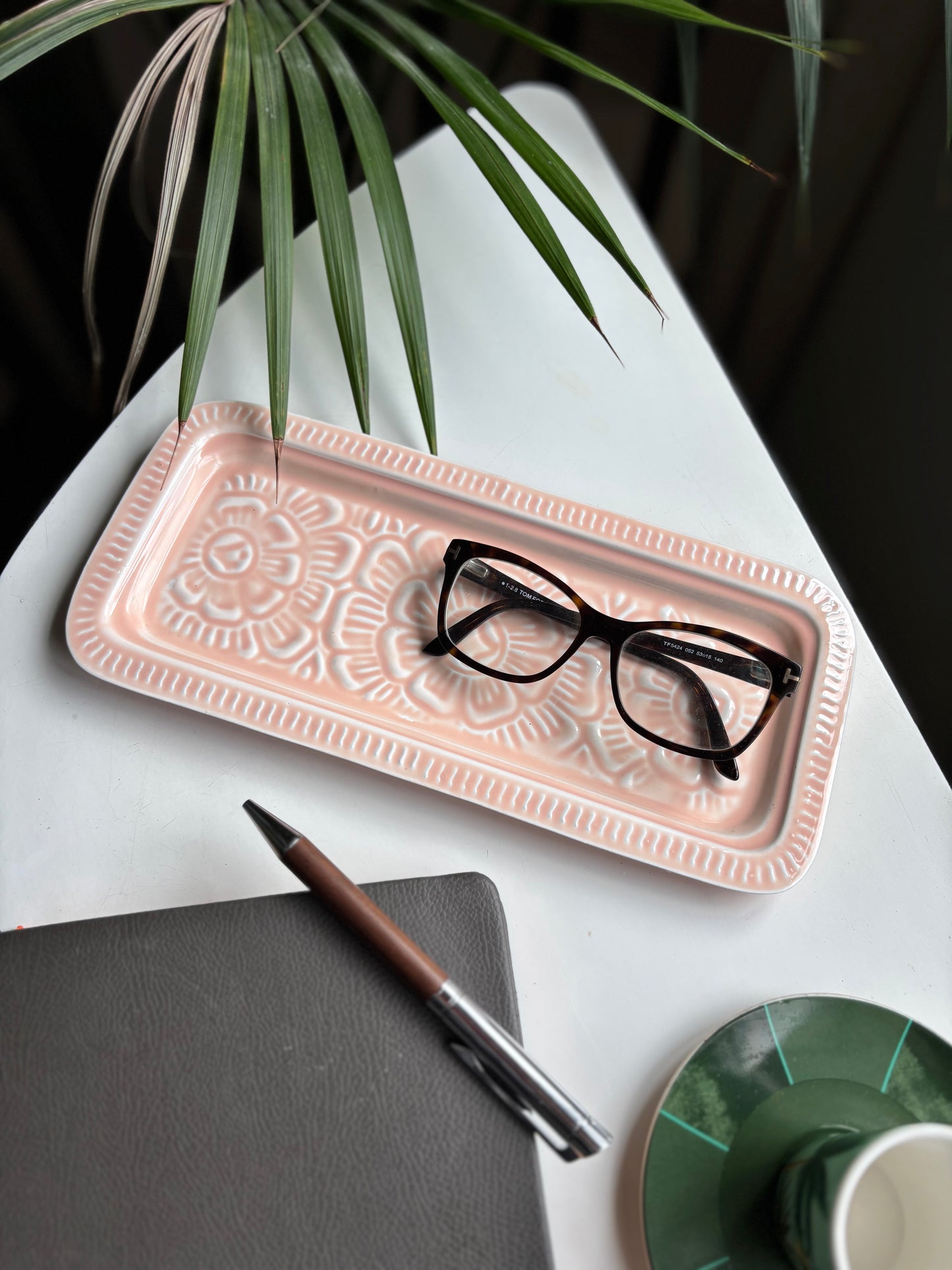 Enamel Tray - Baby Pink