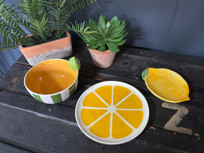 18cm Lemon Serving Plate