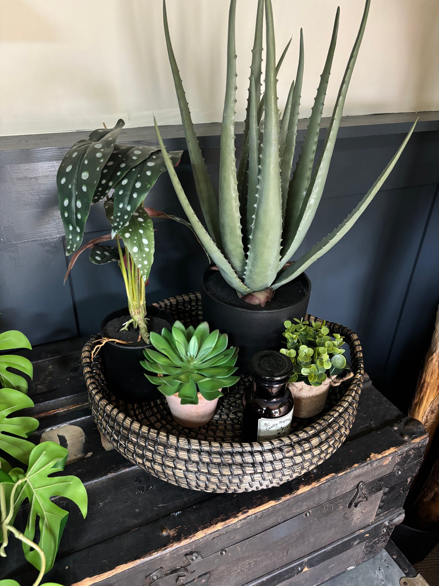 Woven Tray Basket
