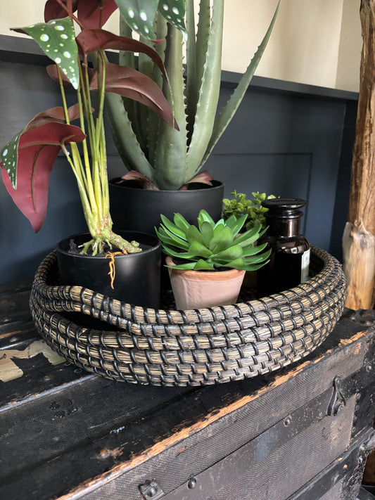 Woven Tray Basket