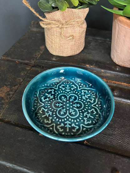 Enamel Trinket Dish - Blue
