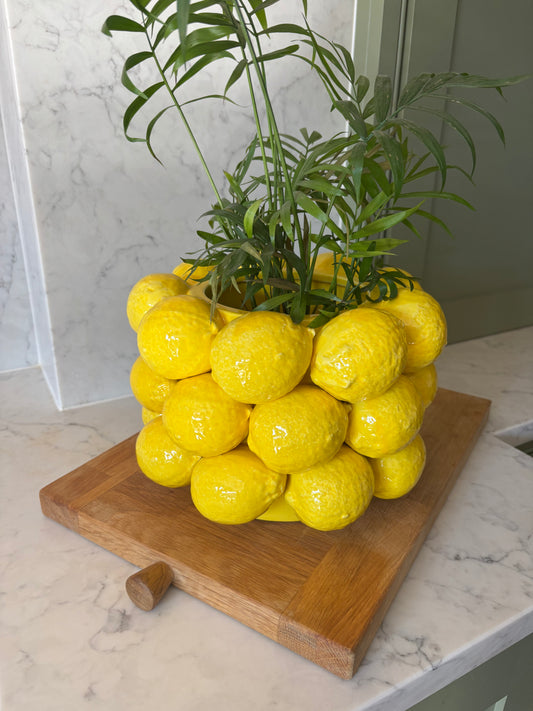 Ceramic Lemon Vase/Bowl