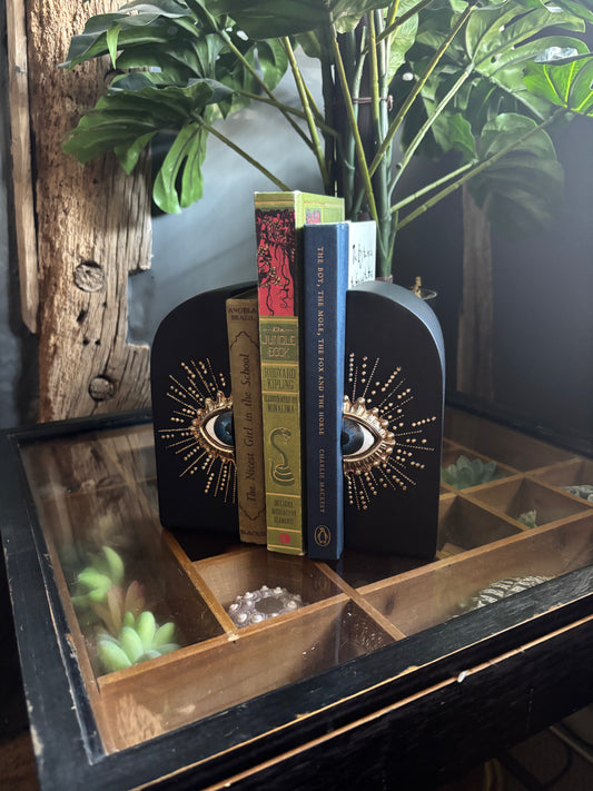 Bookends - Embossed Sunburst Eye