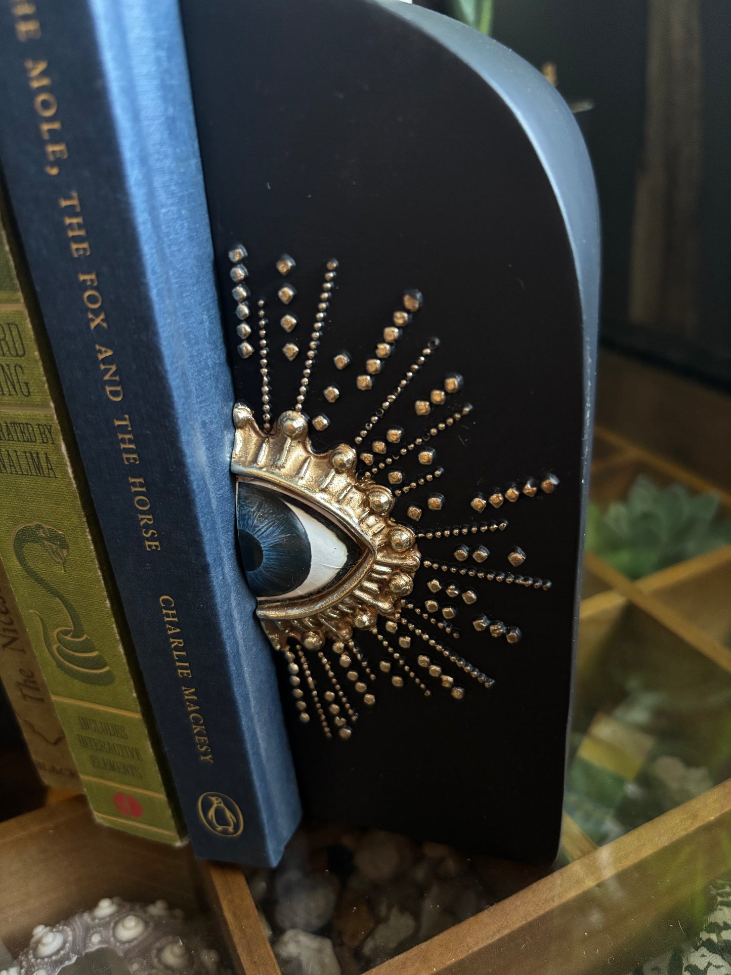 Bookends - Embossed Sunburst Eye