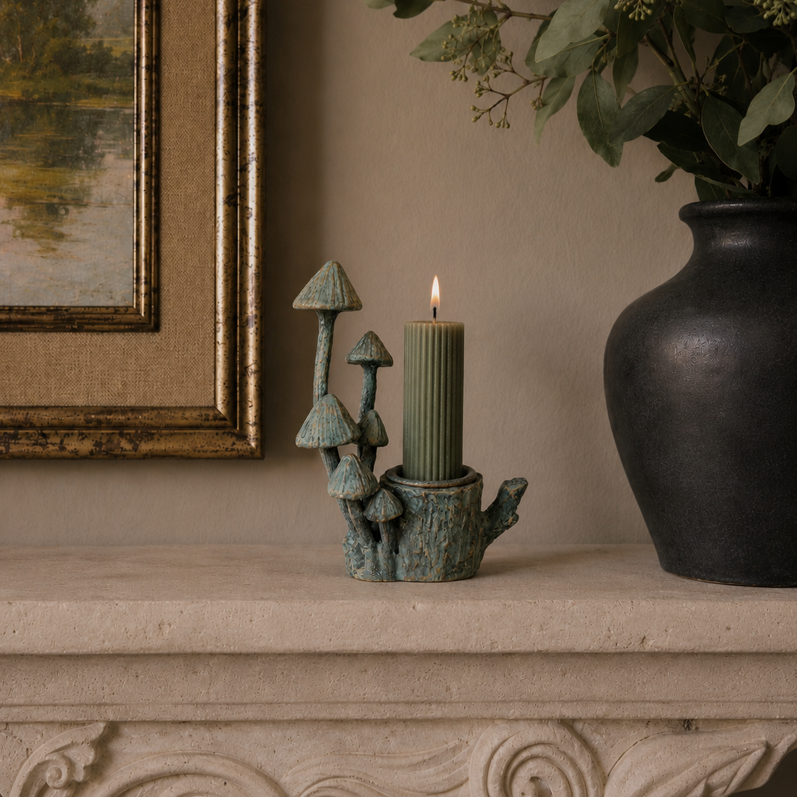 Mushroom Candle Holder