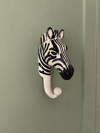 Cast Iron Giraffe & Zebra Coat Hooks (Sold separately)