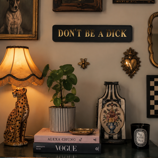 Don’t Be A Dick Wooden Sign - 50cm x 11cm