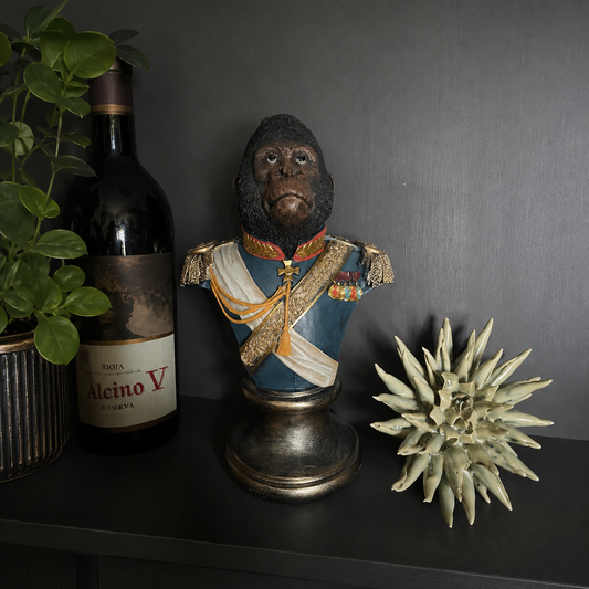 Gentry Gorilla Bust Blue