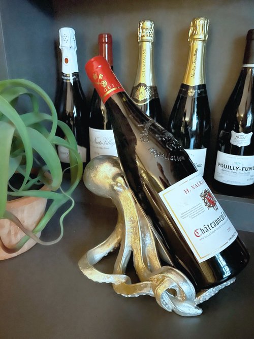 Octopus Bottle Holder - Silver Effect