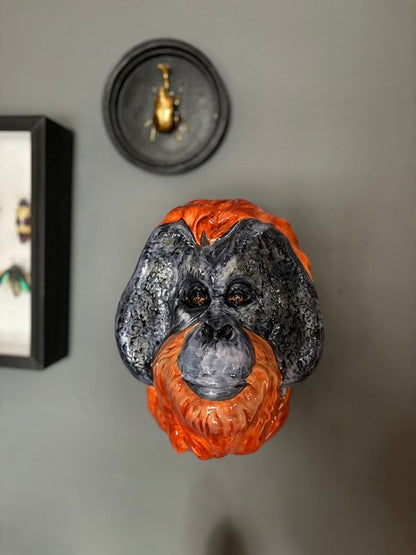 Orangutan Wall Sconce Vase