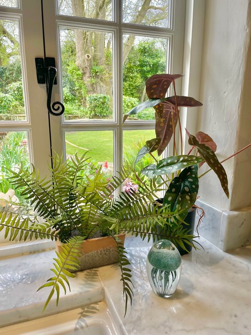 Faux Potted Fern