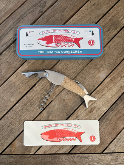 Fish Corkscrew In A Tin