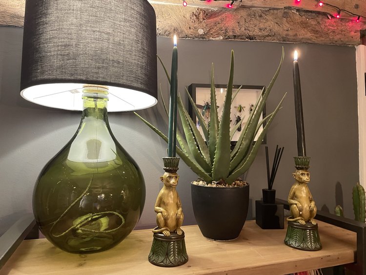 Monkey Candlestick Holder